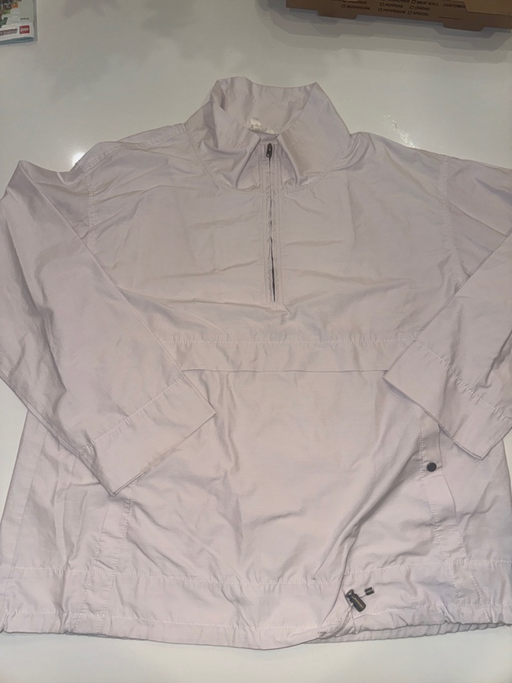Vintage 1990s Eileen Fisher Quarter Zip Windbreaker Jacket size SMALL AMAZING